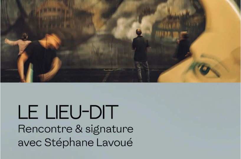 Stéphane Lavoué, rencontre, projection et signature du livre "navire amiral" à Ploemeur